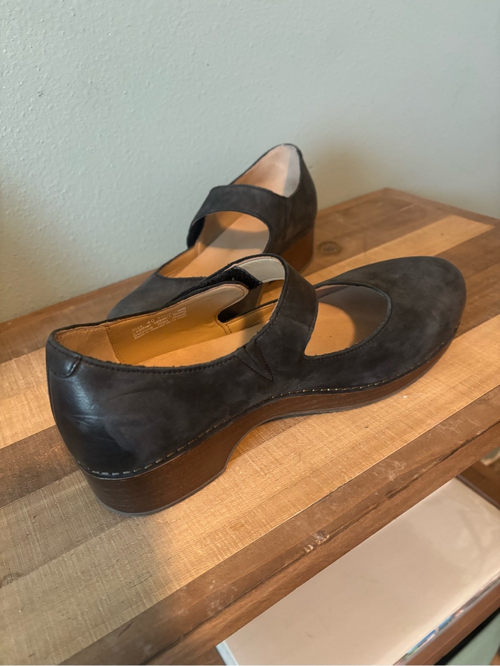 Dansko Women's Mary Jane Clog in Dark Brown Leather - Picture 2 of 4